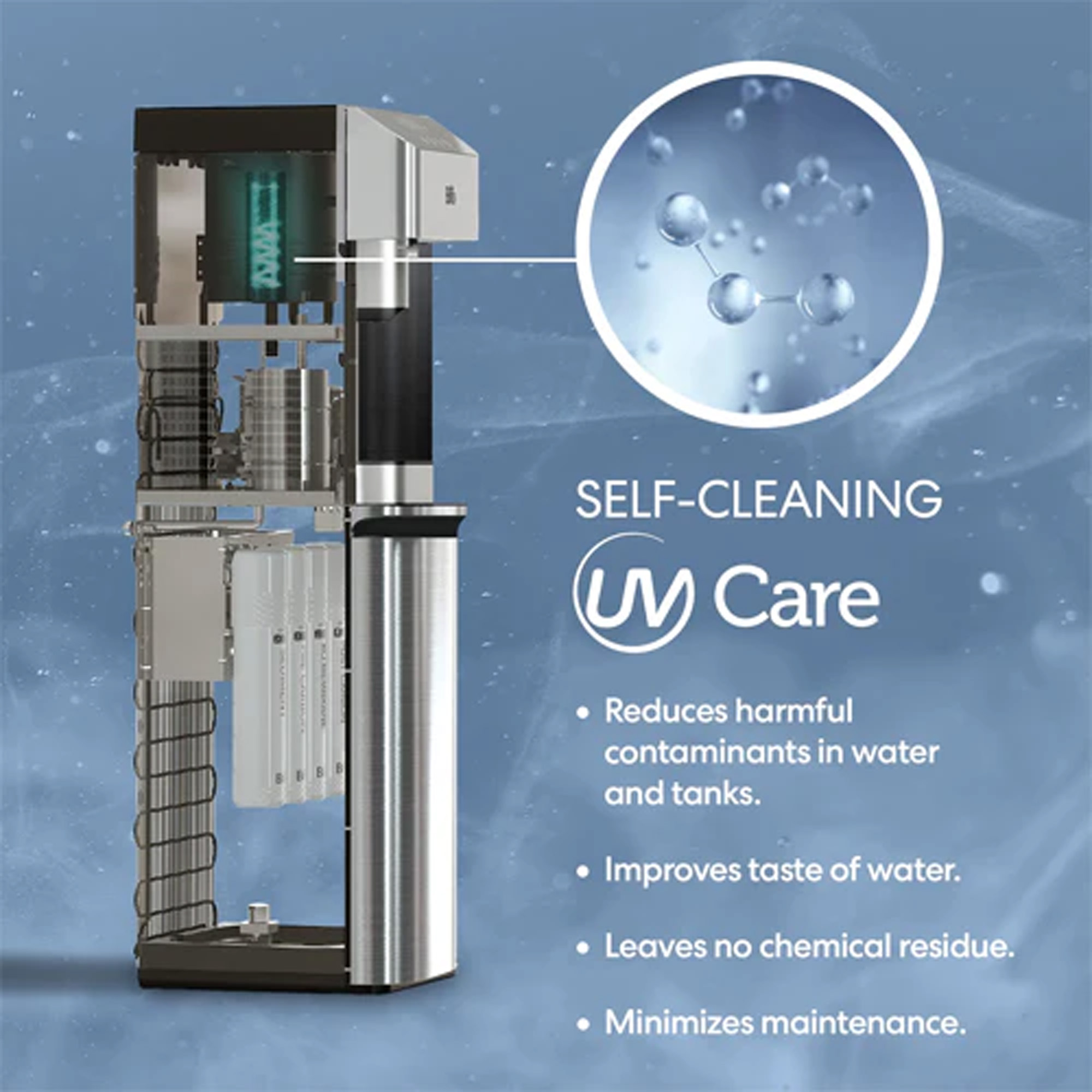 Hot and cold water dispenser by Water Made Better 3