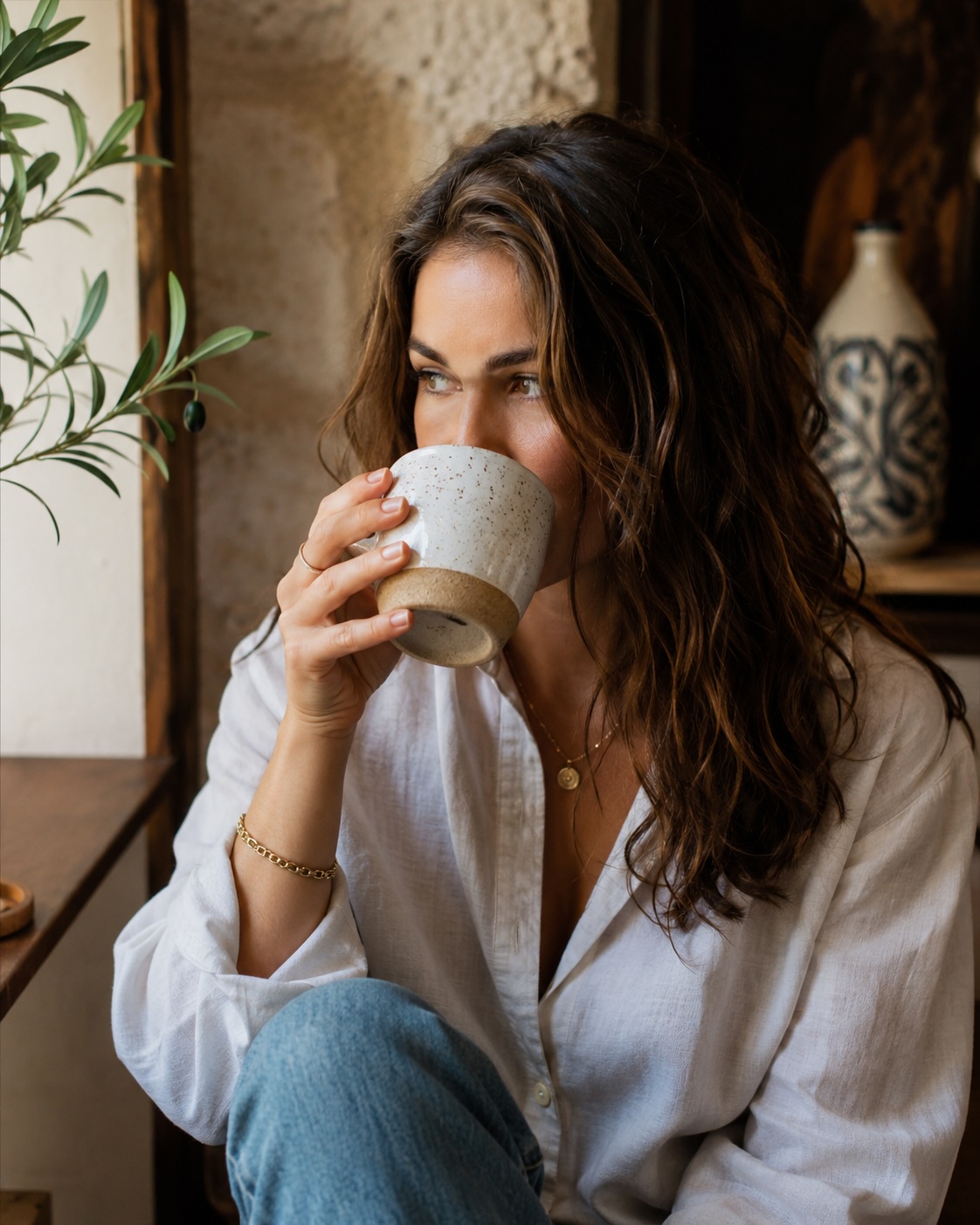 Guest Enjoying a Perfectly Filtered Cup
