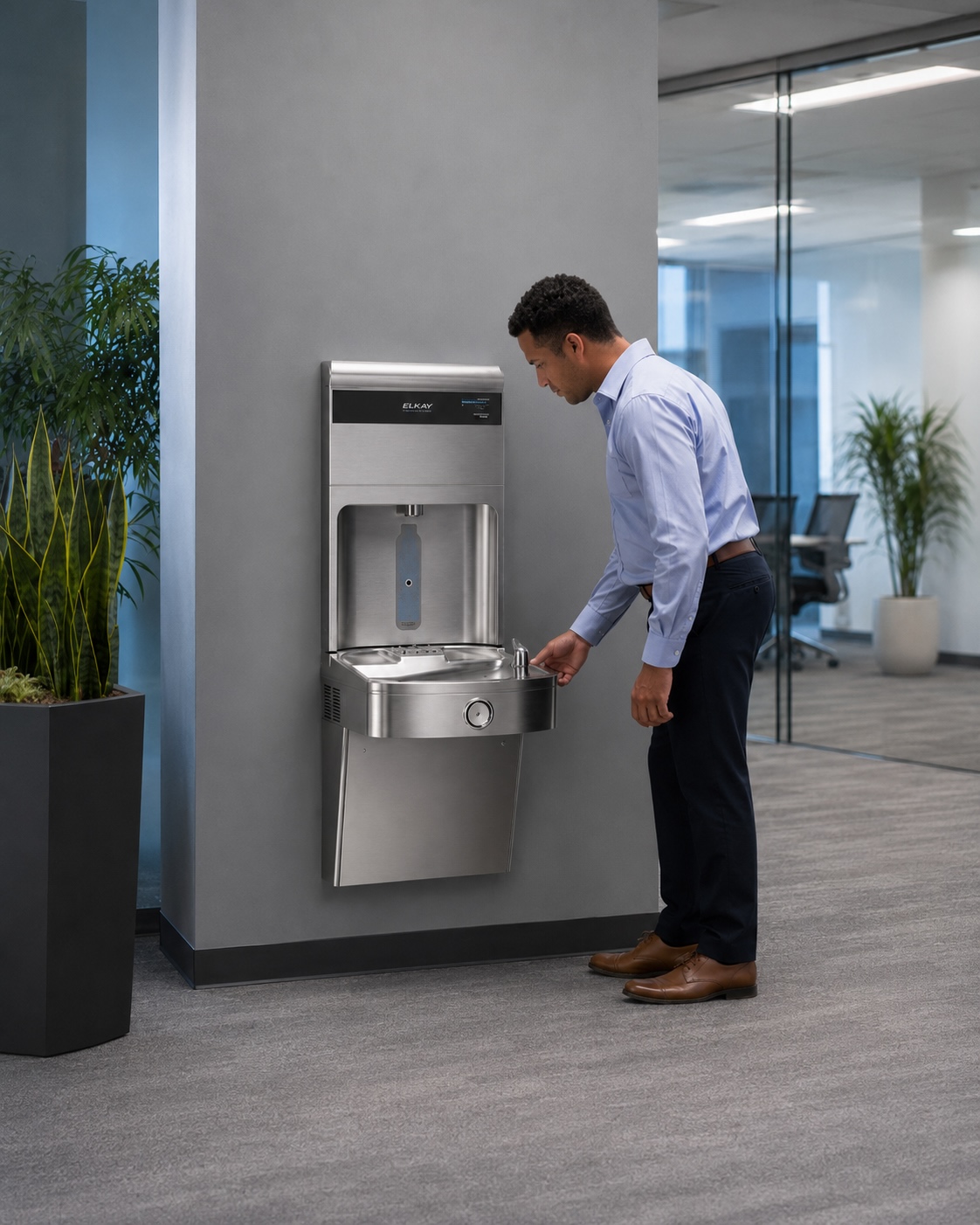 Bottle fillers and fountains